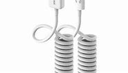 Comsol Lightning to USB Cable Coiled 1.2m White