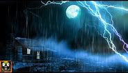 Thunderstorm Sounds with Rain, Heavy Thunder and Loud Lightning Strike Sound Effects to Sleep, Relax