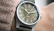 Retro Field Watch! San Martin SN0137 Green Military Mechanical Watches. #chinesewatches