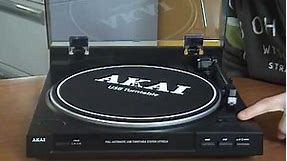 AKAI USB TURNTABLE demonstrated by City Software