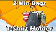 Make Cool Bags From Shirts Without Cutting |No Sew | T-shirt bag holder | BagEZ