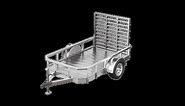 5’ X 8’ Open Trailer - Rugged Aluminum Trailers