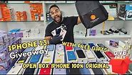 Giveaway of iPhone 13 and Open Box Category iPhones with Gifts | JJ Communication