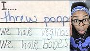 FUNNIEST KID NOTES PART 5