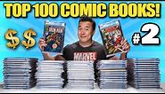TOP 100 MOST VALUABLE COMIC BOOKS IN MY COLLECTION!!! BOX #2 $1,000 Key Comics!