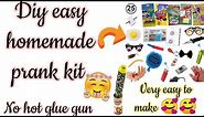 Diy easy homemade prank kit/How to make prank kit at home easy/Homemade prank kit/Craftandslimehub