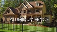FORGERIGHT 5 in. Black Aluminum Fence Self-Closing Gate Hinge 861470