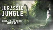 Jurassic Jungle - Dinosaur Ambience with Dinosaur, Waterfall and Jungle Sounds