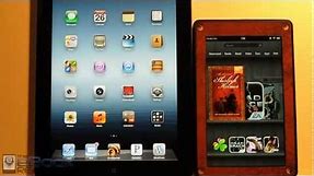 iPad 3 vs Kindle Fire Comparison Review