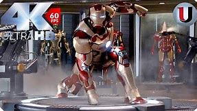 Iron Man Mark 42 Suit Up - Iron Man 3 - MOVIE CLIP (4K HD)