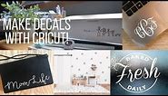 How to Make Decals with Cricut / Cricut Maker, Explore Air 2