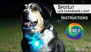Instructions - SpotLit LED Carabiner Light - Disc-O Select