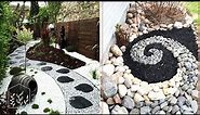 Top 200 rock ideas for front yard and backyard garden - Rock landscape design