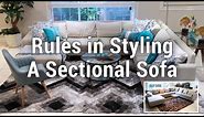 Rules in Styling A Sectional Sofa | MF Home TV