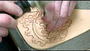 Western Culture ⭐ Leather tooling oak leaves and acorns - Part 2 - leather craft