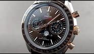 Omega Speedmaster Moonwatch Moonphase Chronograph 304.23.44.52.13.001 Omega Watch Review