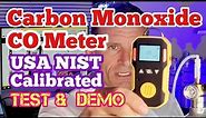 Best Carbon Monoxide Meter (NIST USA Calibrated)