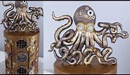 Steampunk Octopus Cake Tutorial!