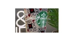 Valentine’s Day Tic-tac-toe Starbucks Cold Cup