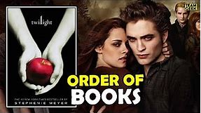 What is the order of the TWILIGHT Saga books ?