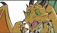 when the bard seduces a dragon | comic by DoodlePoodle