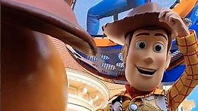 Disneyland Paris, Toy Story, Woody, a cowboy with a lasso, Disney Stars on Parade