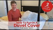 How To Put On A DUVET COVER The EASY WAY