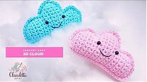 How To Crochet Easy 3D Cloud / Crochet Baby Mobile