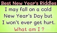 BEST NEW YEAR RIDDLE QUESTIONS || FUNNY RIDDLES IN ENGLISH WITH ANSWER