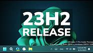 Windows 11 23H2 Release Date