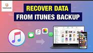 How to Recover Data & Restore iPhone from iTunes Backup 2020