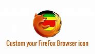 How to change firefox browser icon