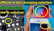 iphone 8 or 8 plus not charging problem solution | iphone 8 or 8 plus charging remainig solution