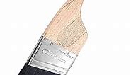 ROLLINGDOG 2.5 Inch Angled Paint Brush - Trim Brush for Painting Wall Cutting in Corners and Edges(Stiff Filament)