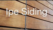 Ipe Wood Siding - Open Joint Rain Screen w Delta Fassade S