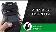 ALTAIR 5X: Care and Use