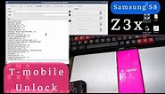 Samsung S8 (G950u) unlock Network Z3x Via Server