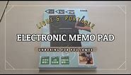 ELECTRONIC MEMO PAD by Smaly -PAPERLESS, LIGHT, PORTABLE