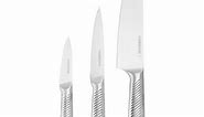 Farberware Professional 3-piece Forged Textured Stainless Steel Knife Set