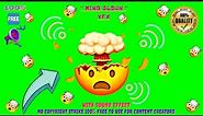 Mind Blown Explosion🤯Emoji Animation With Sound Effect🔊No Copyright Strike✔️100% Free to Use👍