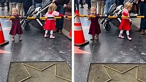 Billy Idol's grandkids dance in front of his Walk Of Fame star