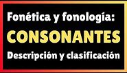 CONSONANTES españolas: descripción y clasificación #EntenderFonética