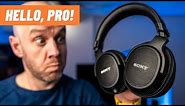 Revealing my NEW pro headphones! Sony MDR MV1 review