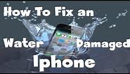 100% Way to Fix a Water Damaged iPhone 4s 5 or ANY DEVICE [HD]