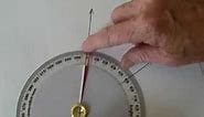 Use the 360 Degree visual protractor (AngleViewer) to measure angles