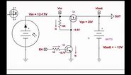Solar Panel Battery Charge Controller Switching Circuit