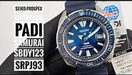 Seiko Prospex Automatic Diver's 200m PADI Special Editions King Samurai SBDY123 SRPJ93
