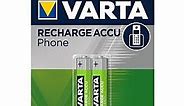 Varta Rechargeable Cordless Phone Batteries ACCU AAA 550mah - 2 Pack