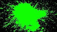 #PaintSplash Effect On Green Screen I Slow Motion Paint Splatter I Background in HD