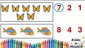 Worksheet for kindergarten |Count and Write |Numbers |Maths worksheet #kidslearning